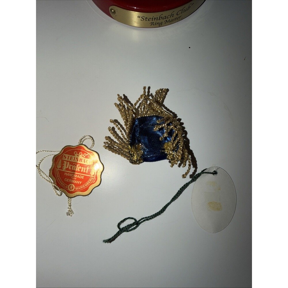 Steinbach Club Ring Máster, Nutcracker With Tag And Box -  Missing Cymbal READ - Picture 5 of 15